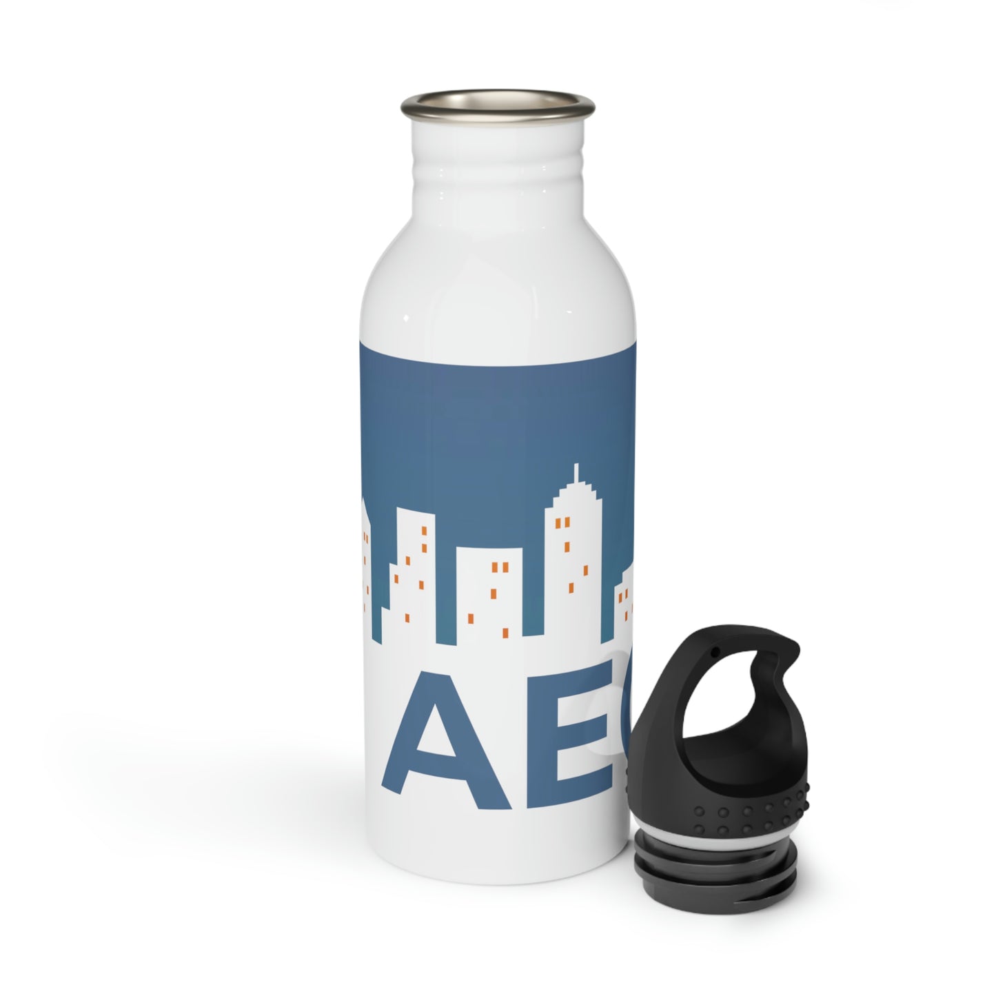 Stainless Steel Skyline Water Bottle